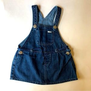 Zara Baby Denim Overall Dress